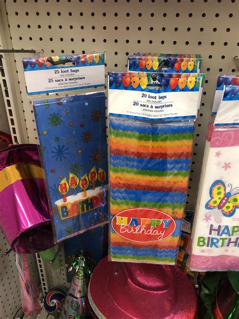 dollar tree party favor bags